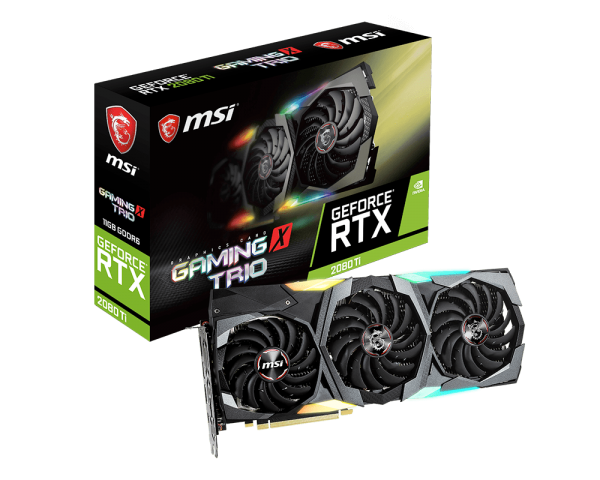 VGA MSI NVIDIA&#174; GeForce RTX™ 2080 Ti GAMING X TRIO with 11GB GDDR6 (RTX 2080TI GAMING X TRIO) _1118KT